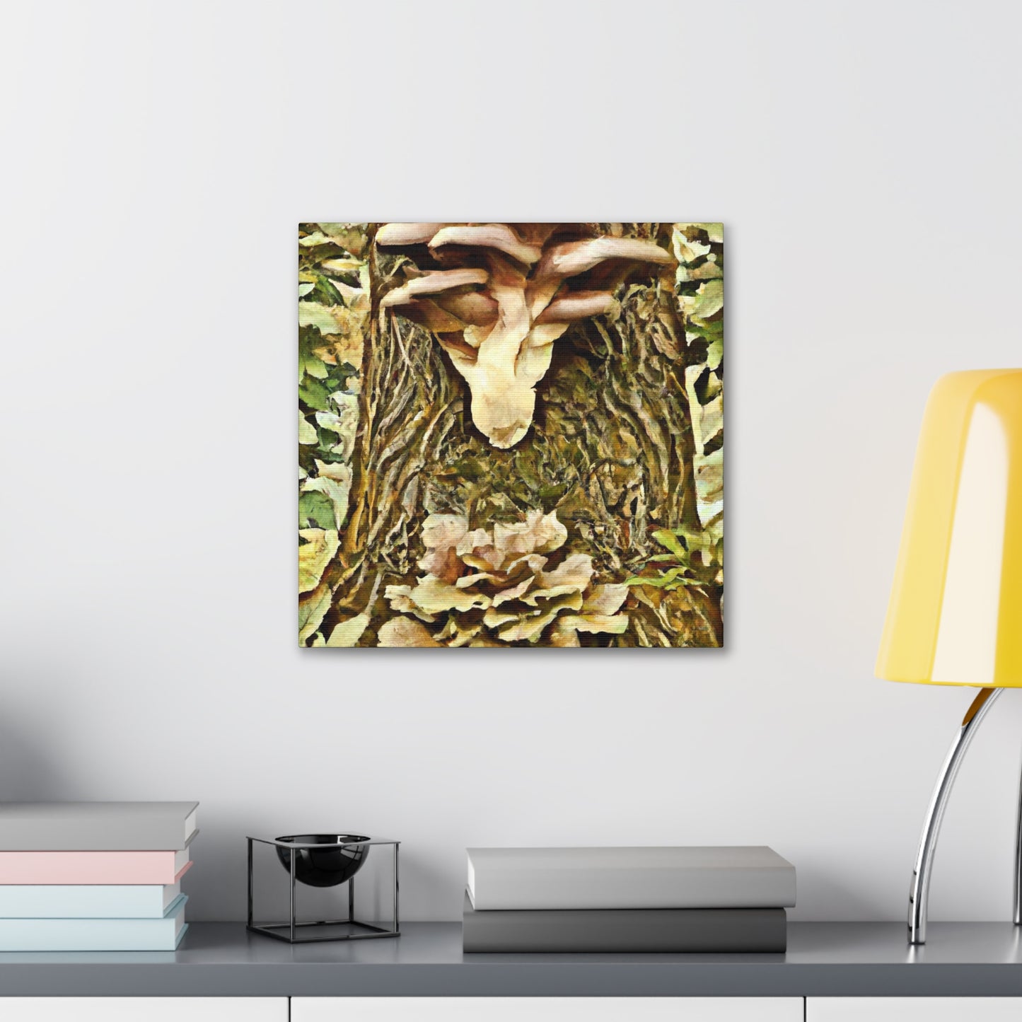 Mushroom Abundance Painting - Canvas