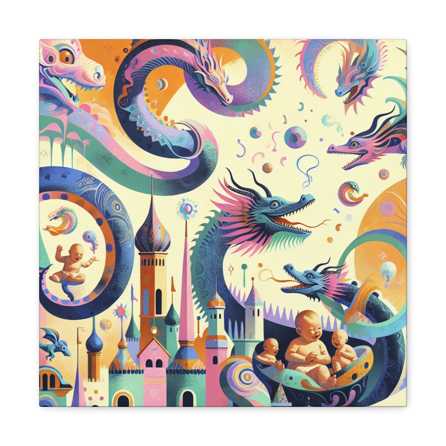 Enchanting Flights of Whimsy - Canvas