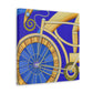 Racing Bicycle Sunset - Canvas