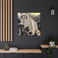 "Raccoon in Deco Style" - Canvas