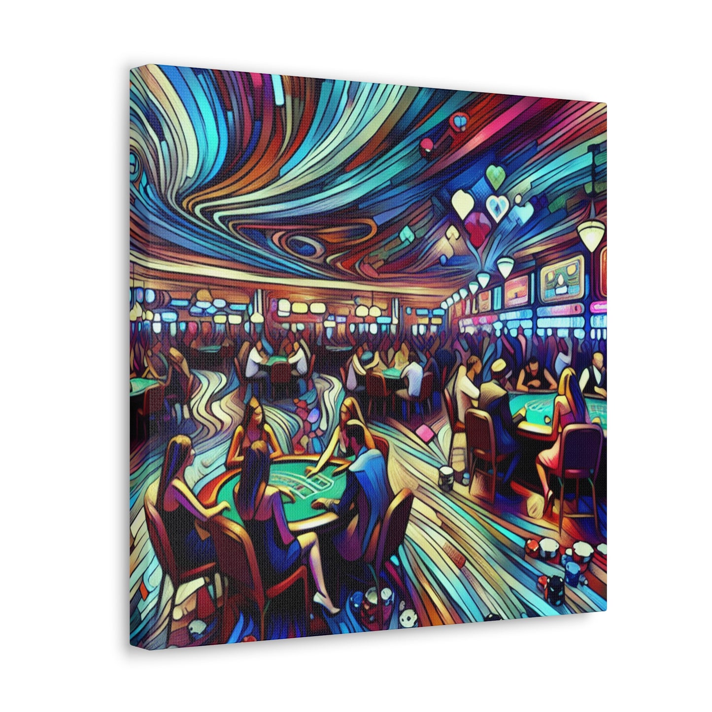 "Chaos at Casino" - Canvas