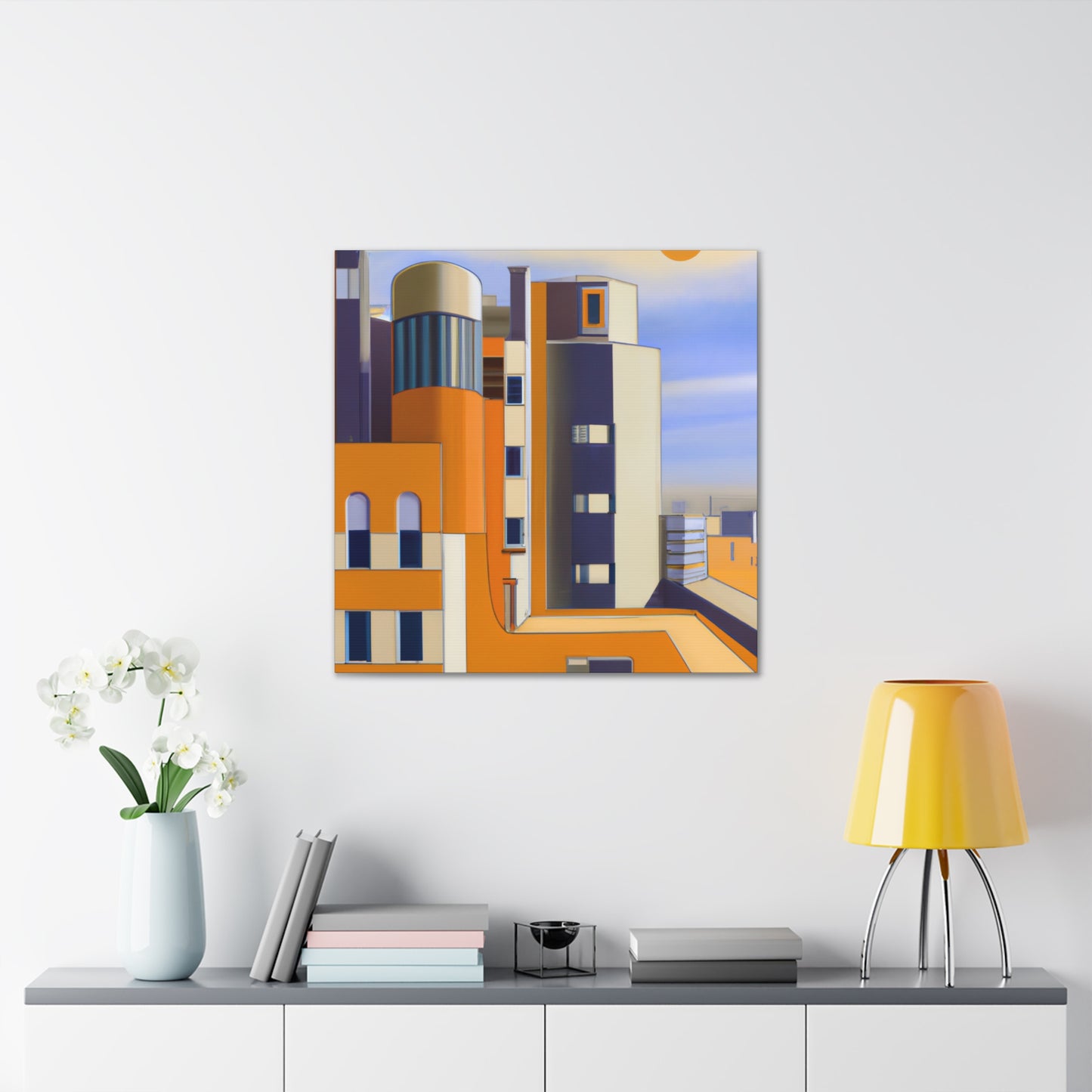 "Bauhaus Deco Vision" - Canvas