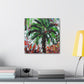 Palm Tree Paradise Scene - Canvas