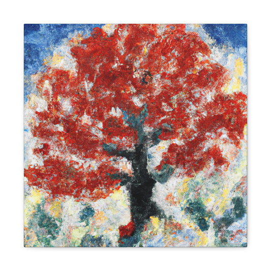 "Oak Tree Impressionism. - Canvas