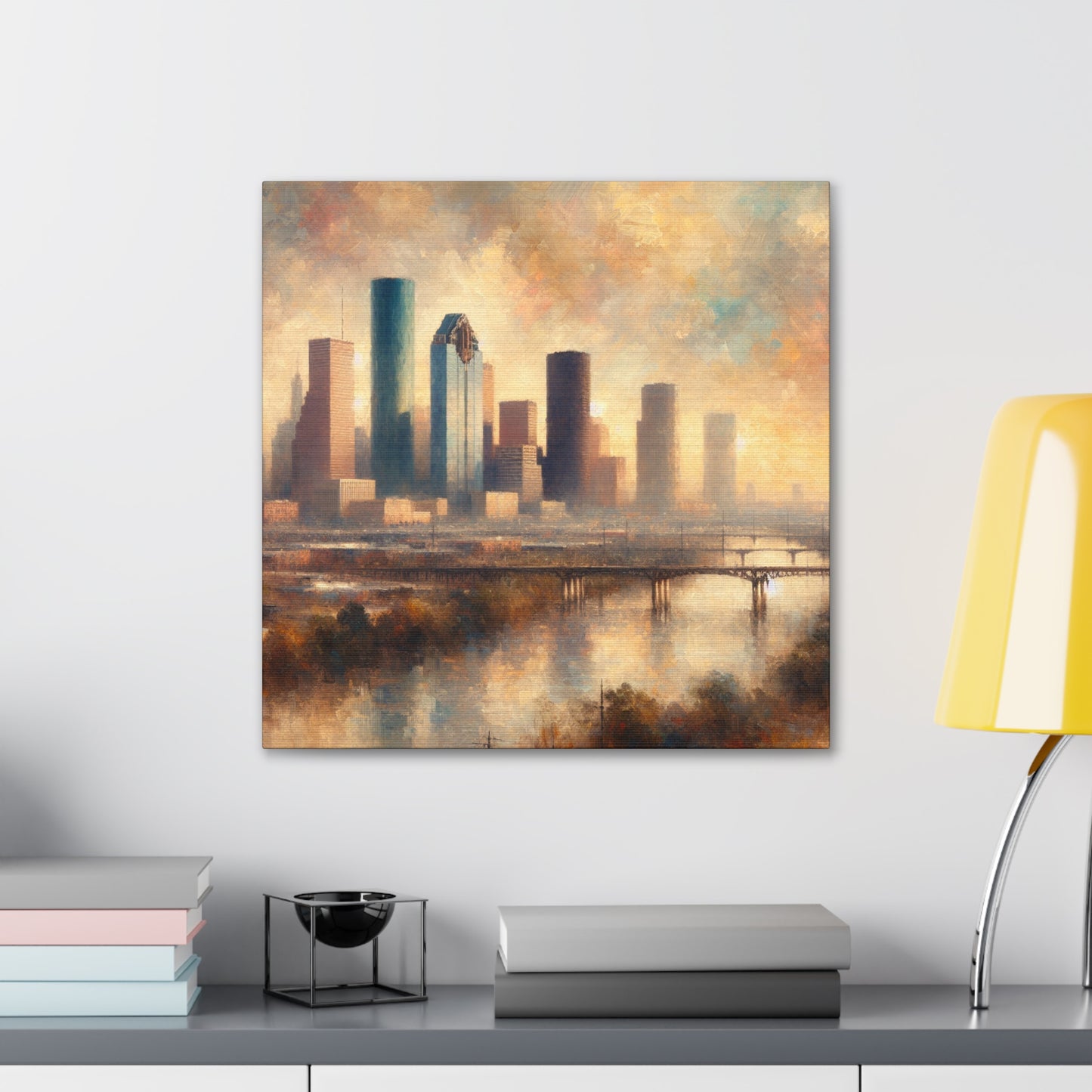 "Vibrant Houston: Renaissance Revival" - Canvas