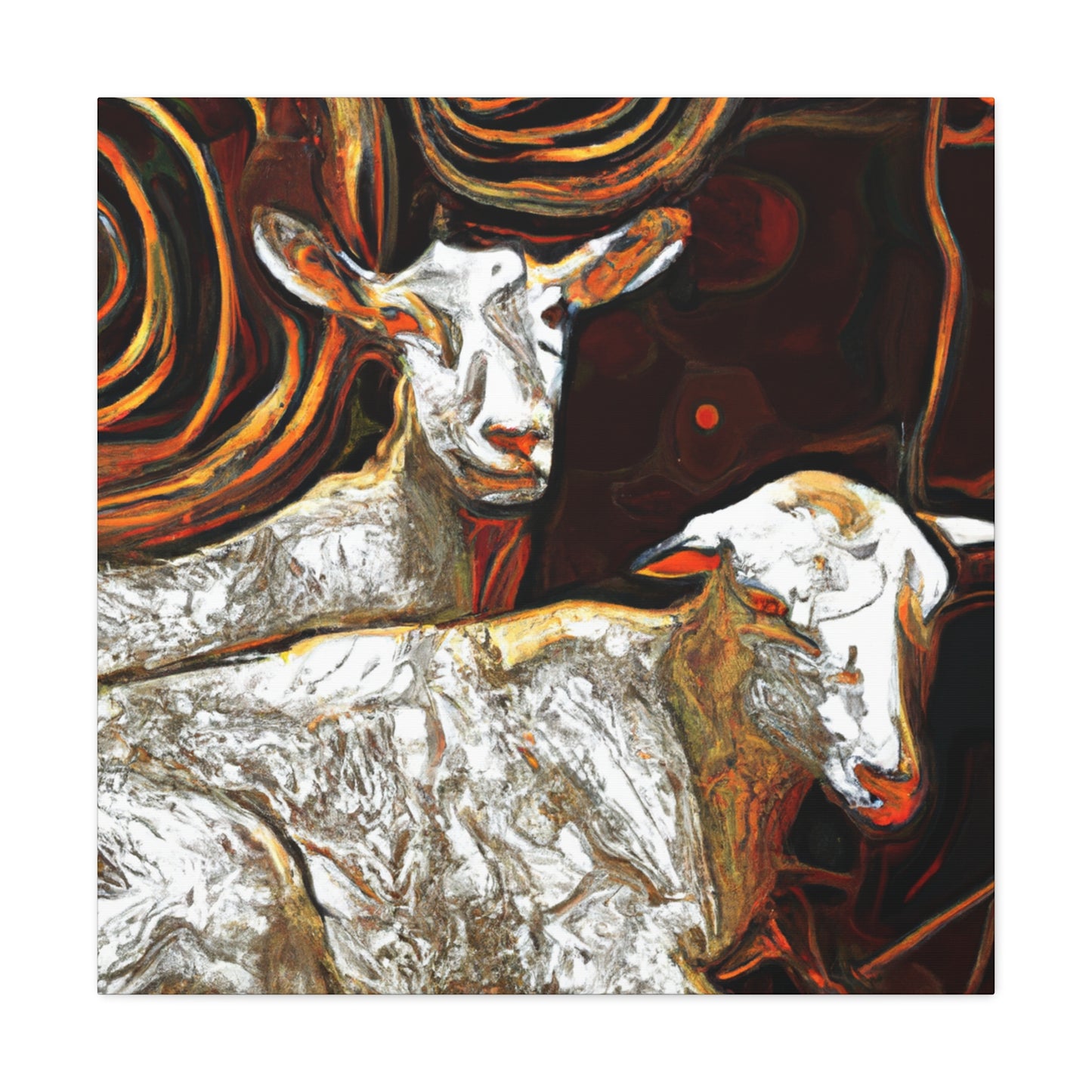 Goat on CanvasKnow - Canvas