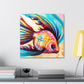 Rainbow Fish Glistening - Canvas