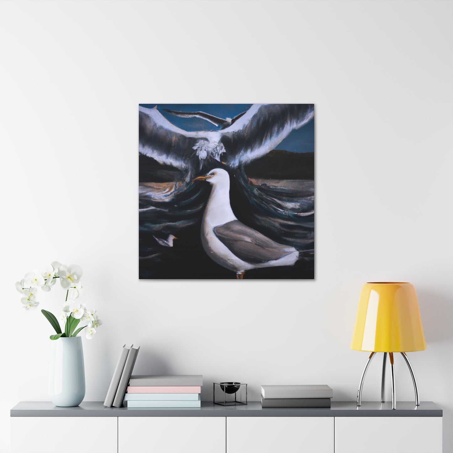 Seagull Sky Fantasia - Canvas