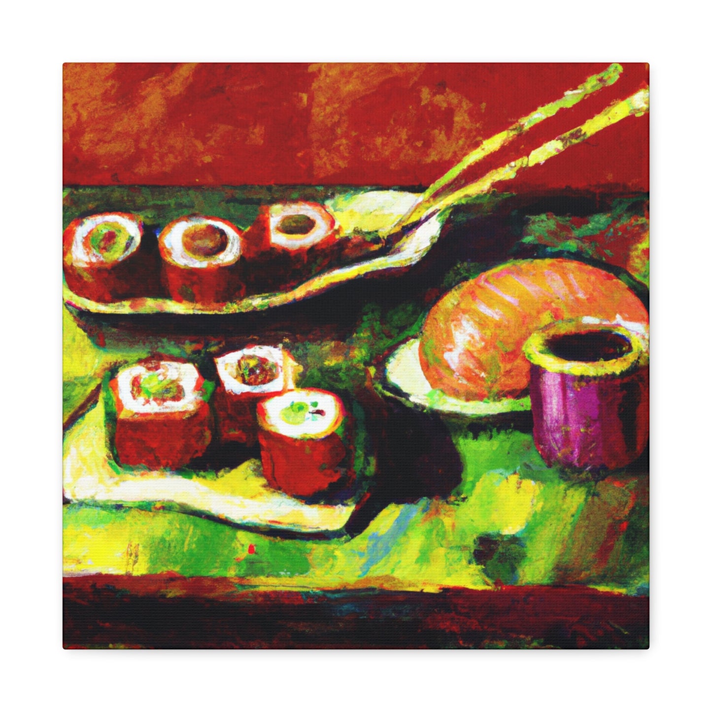 "Delightful Sushi Delight" - Canvas