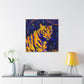 Tiger's Abstract Roar - Canvas