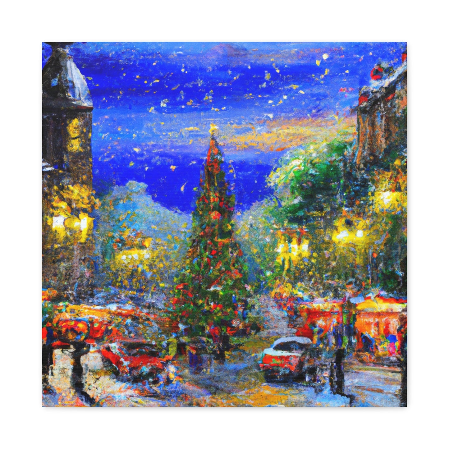 City Square Reverie - Canvas