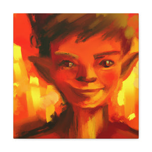 Elf in Technicolor. - Canvas