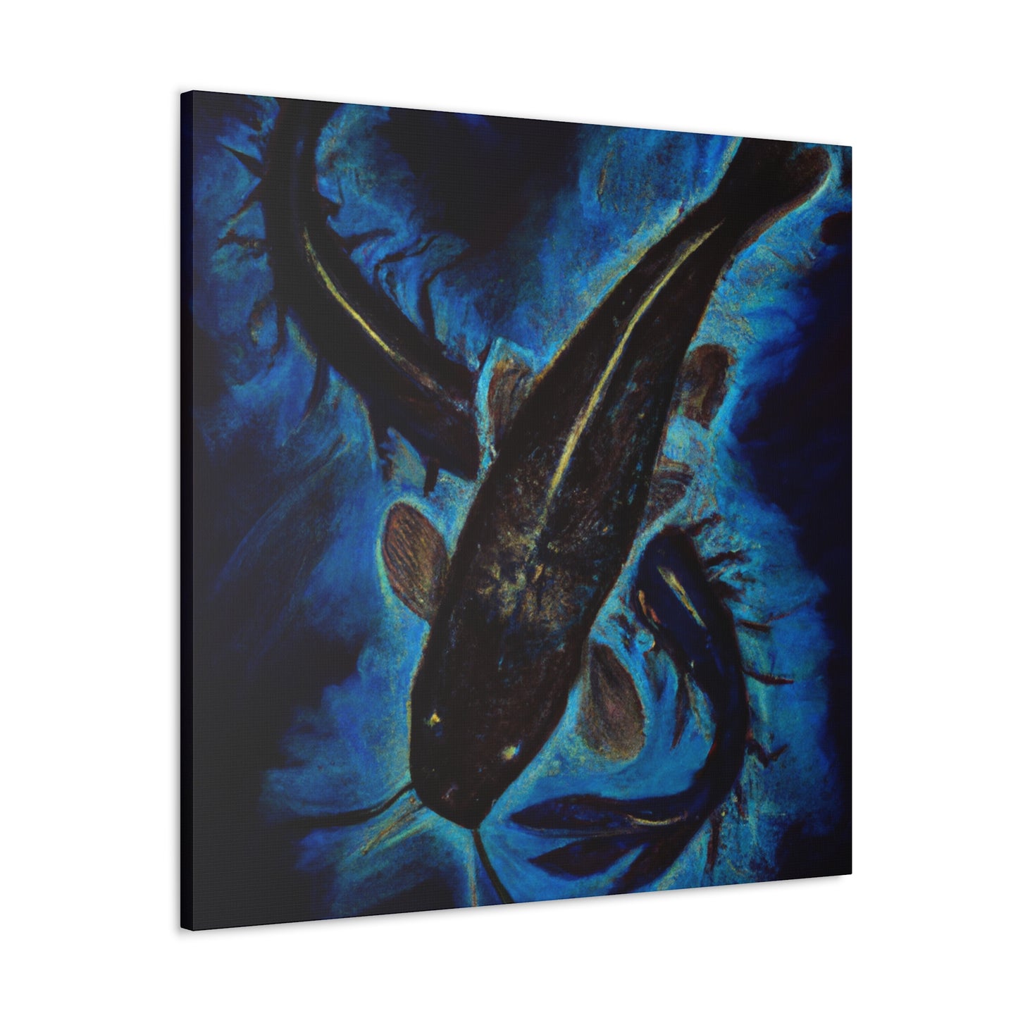 "Corydoras Catfish Dreaming" - Canvas