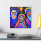 Three Wisemen Pointillism - Canvas