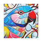 Lovebirds in Harmony - Canvas