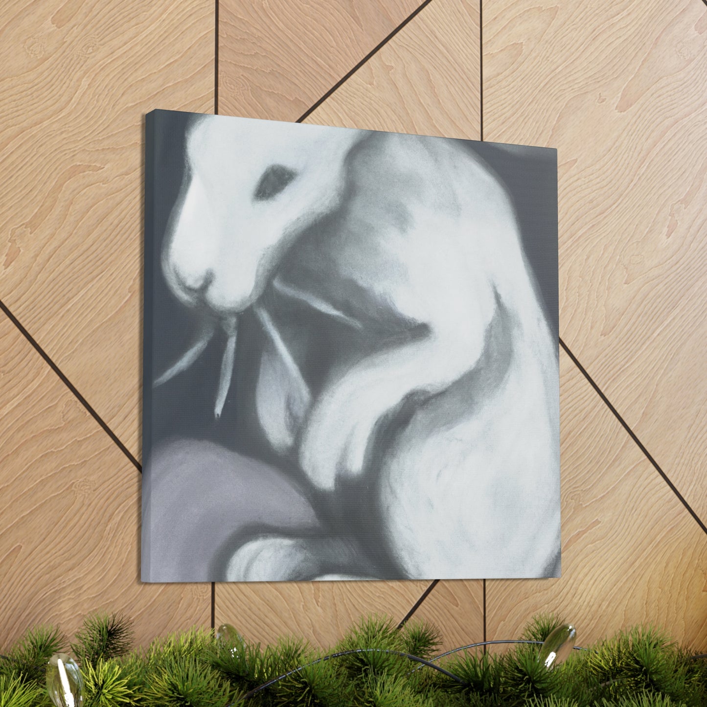 Arctic Hare Expressionism - Canvas