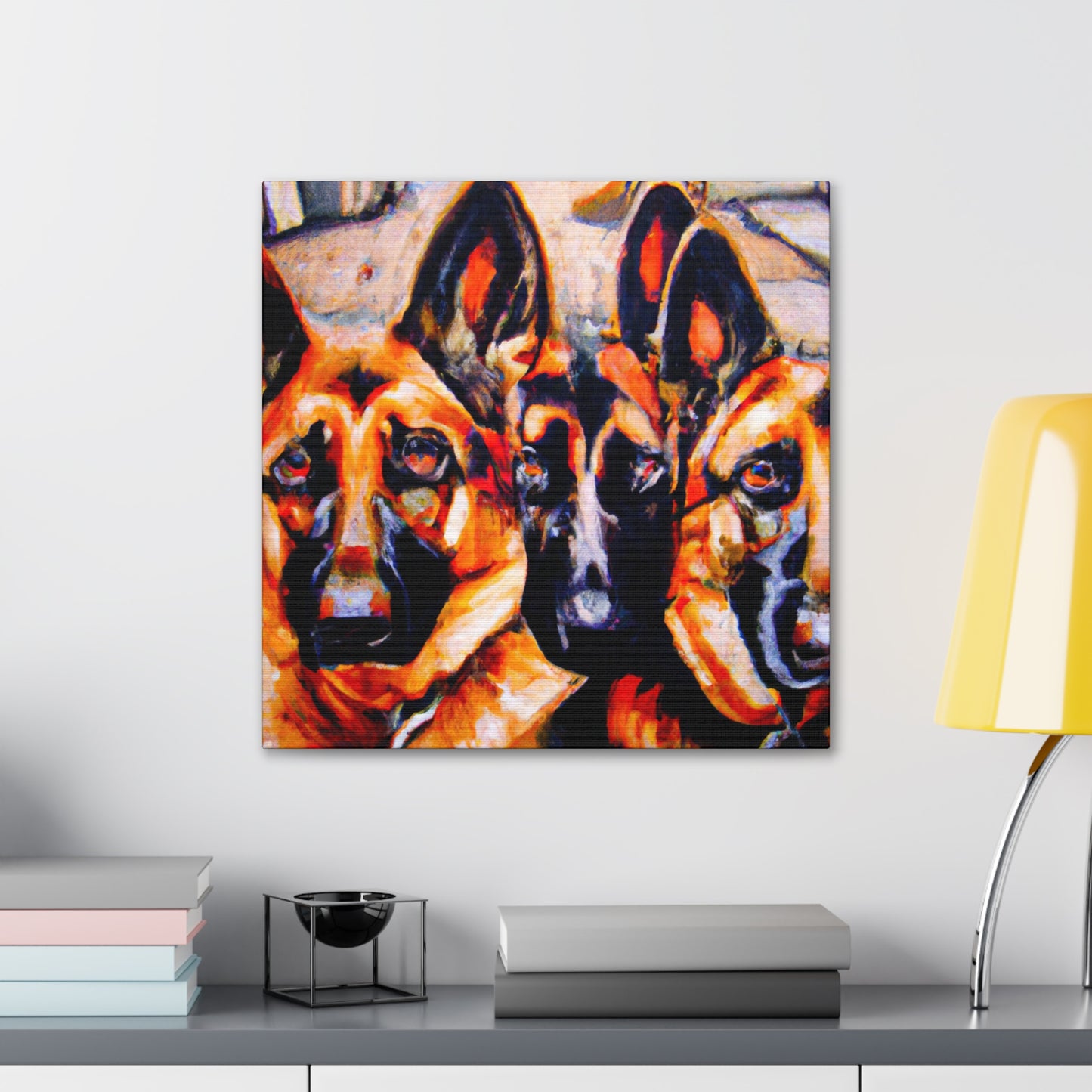 "Mystic German Shepherd Dream" - Canvas