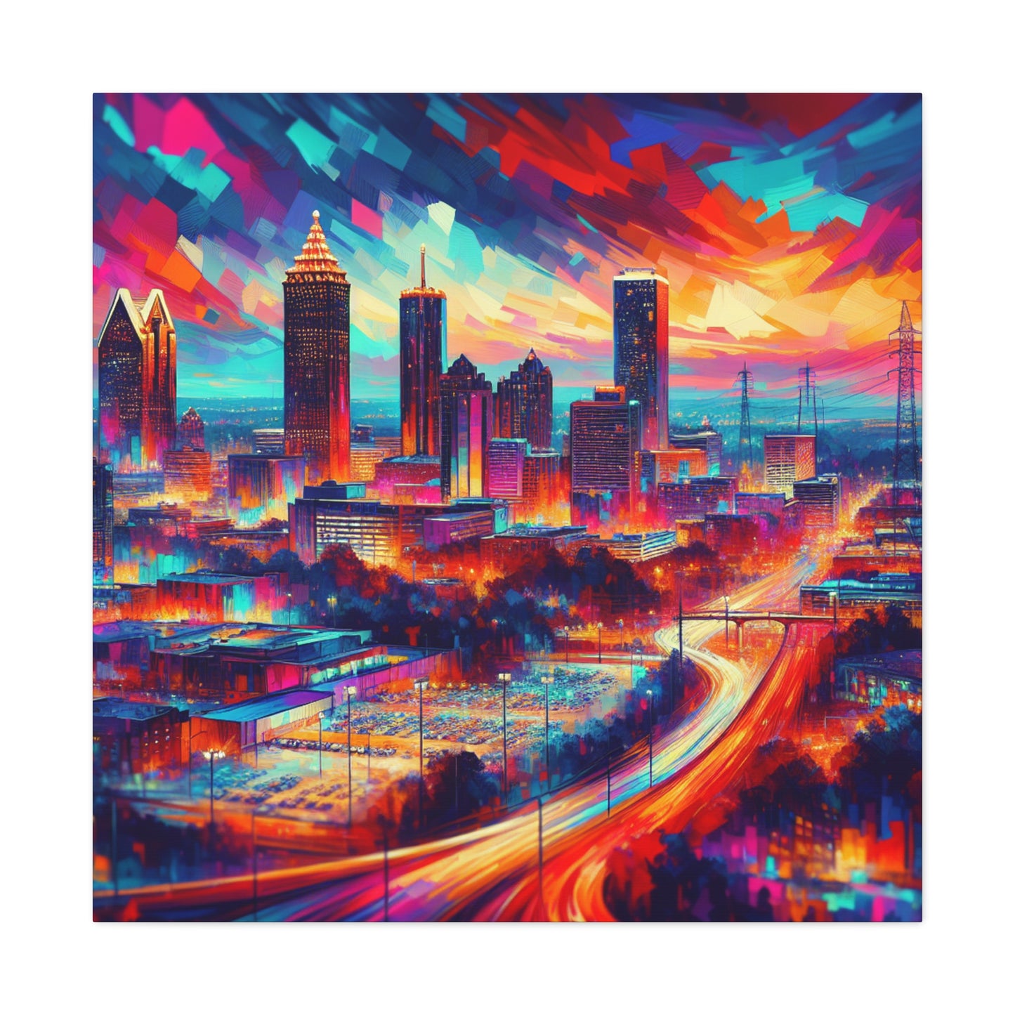 "Southern Charm Unveiled" - Canvas