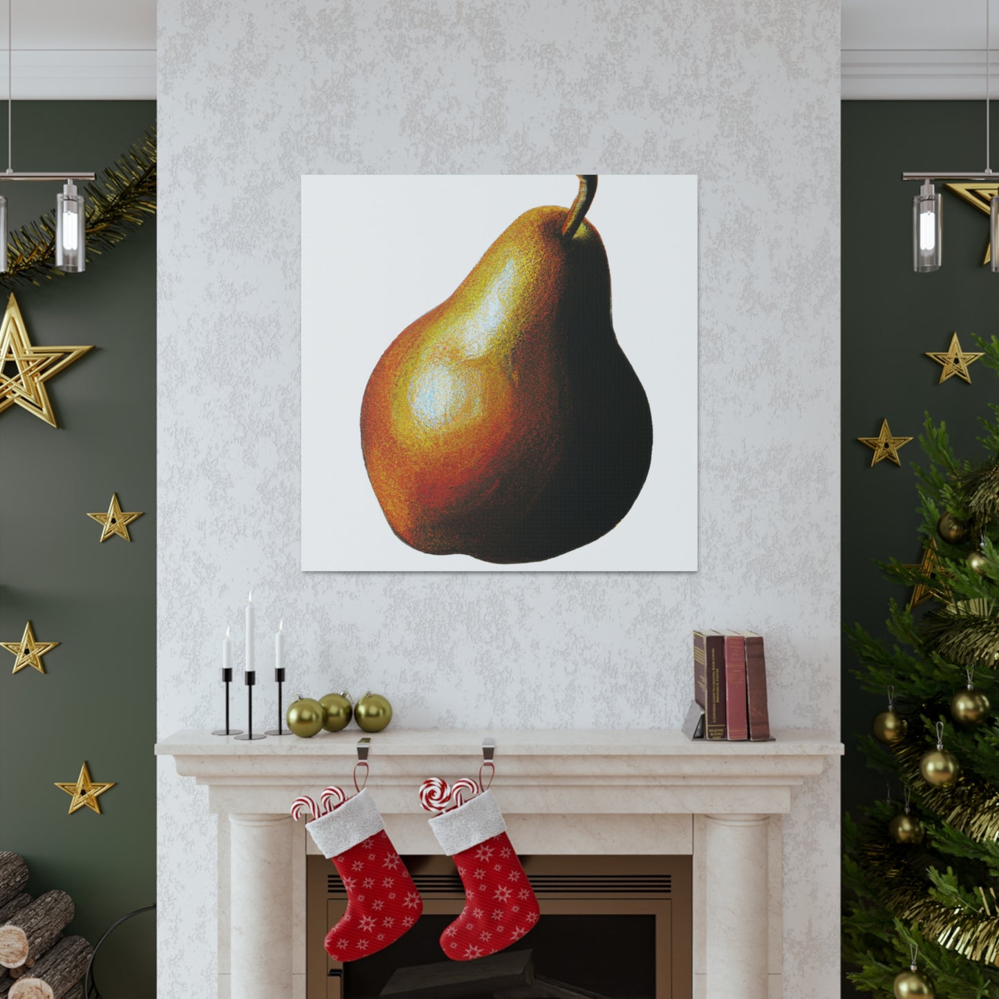 Pear in Autumn Sun - Canvas