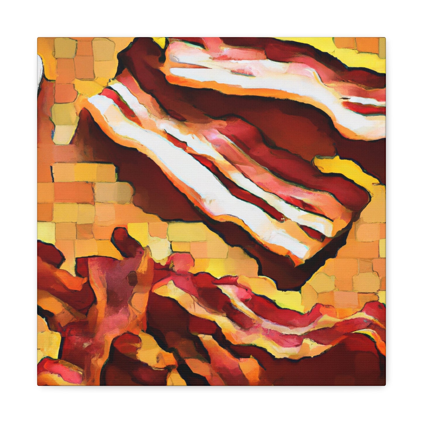 Bacon in Art Deco - Canvas