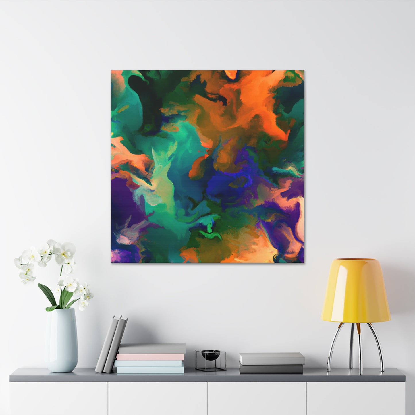 "Verdant Sea of Color" - Canvas