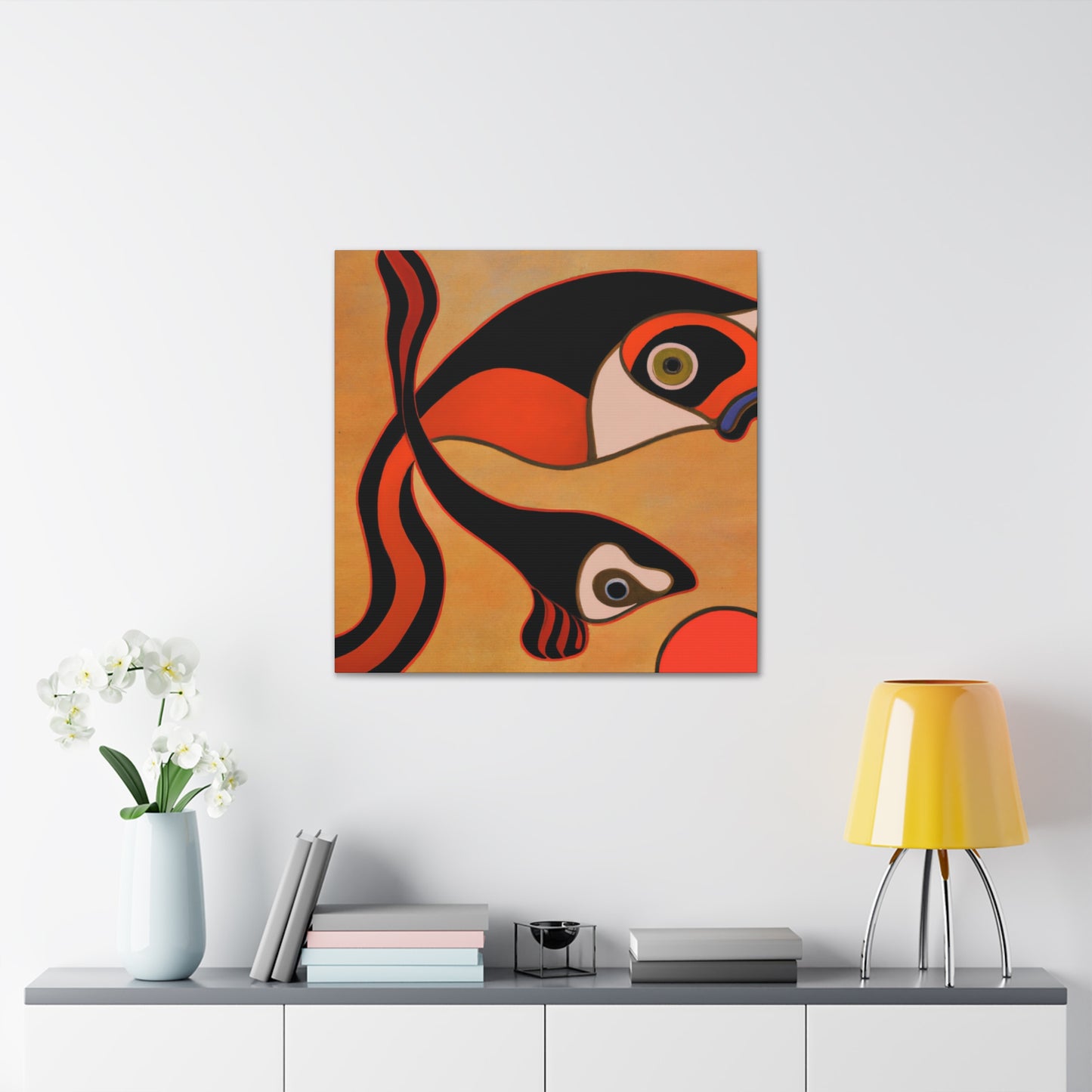 "Guppy Art Deco Dream" - Canvas