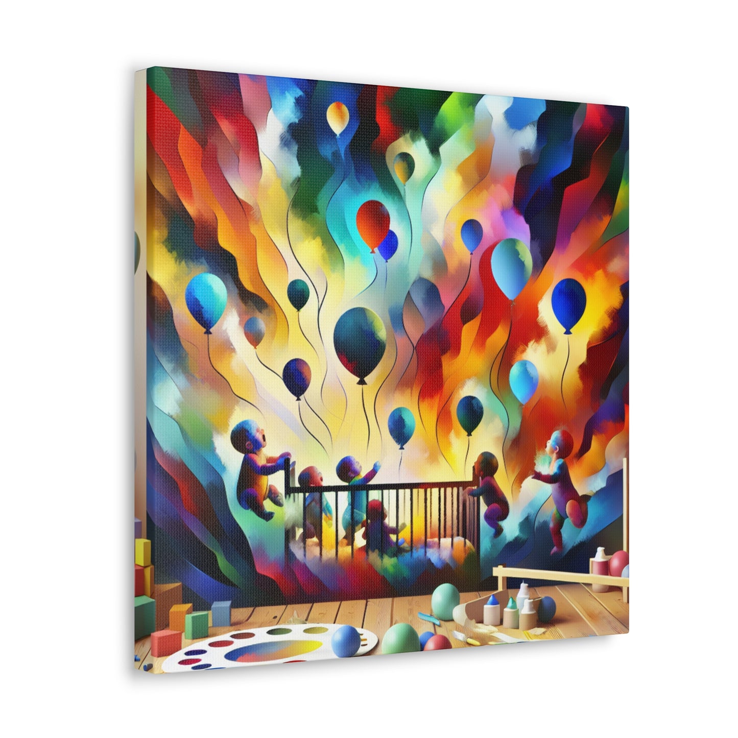 Skyward Ascension, Colorful Dreams - Canvas