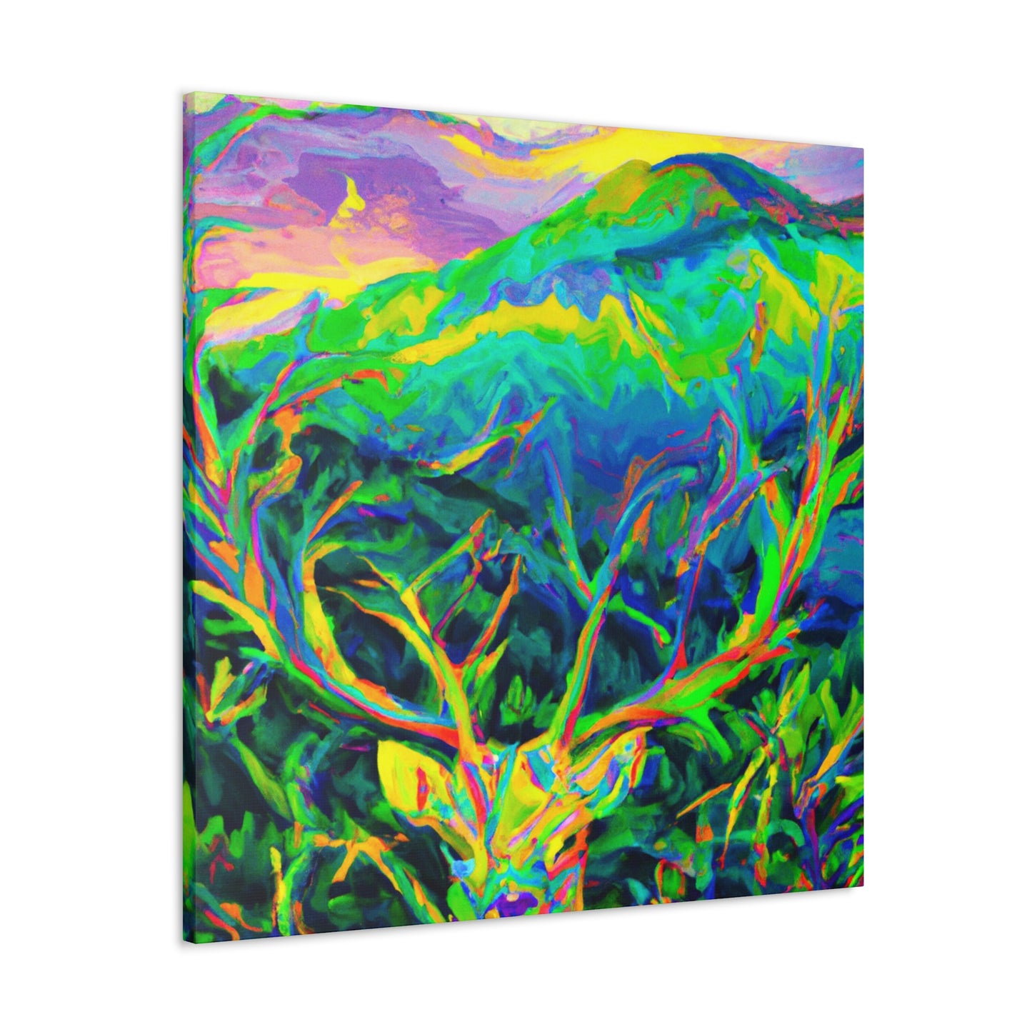 Deer in the Glade - Canvas