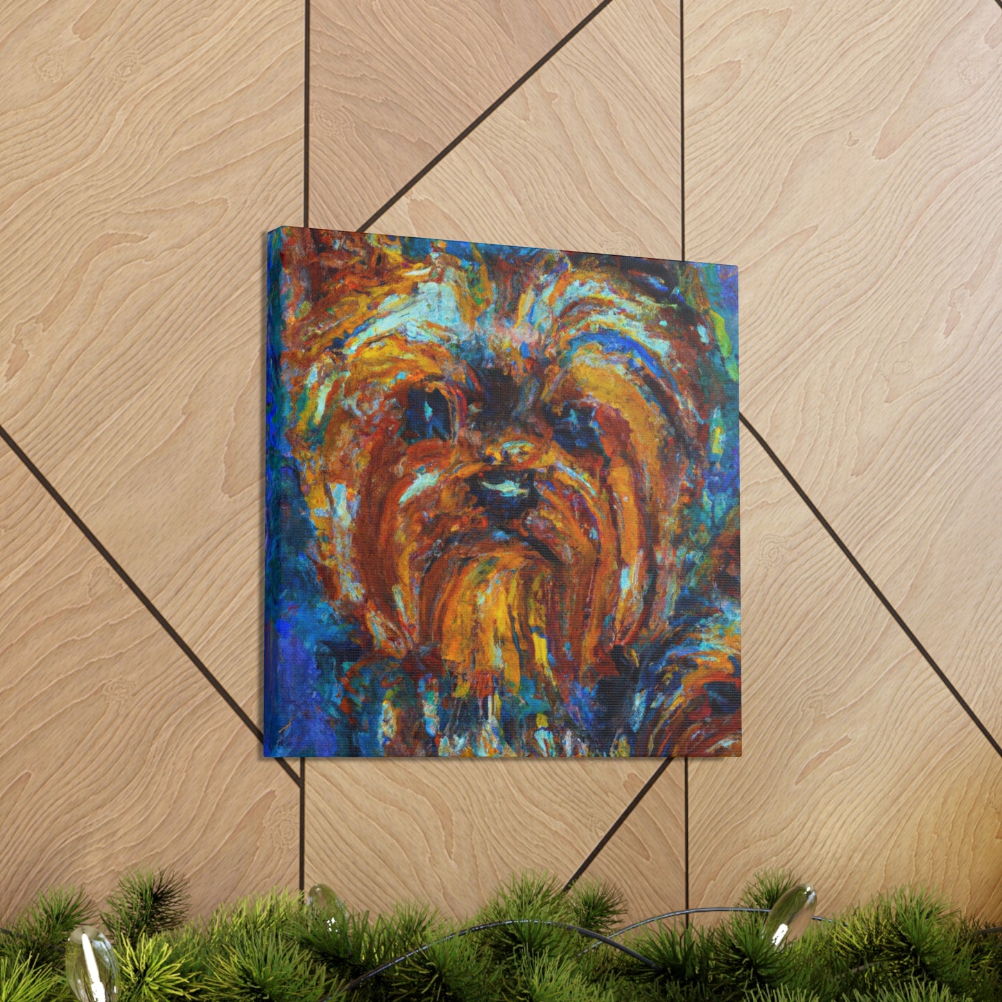 Dancing Yorkshire Terriers - Canvas