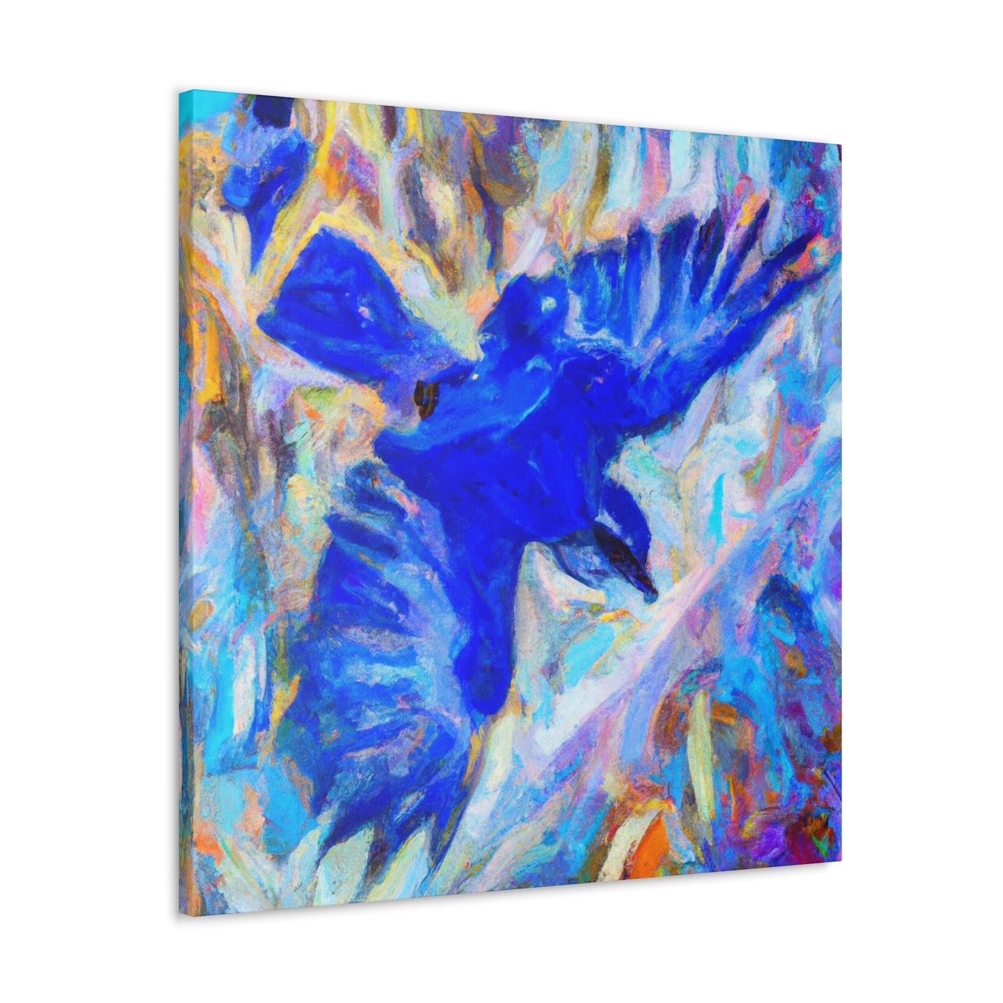 "Bluebird of Impressionism" - Canvas