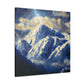 "Snowy Mountain Impressionism" - Canvas