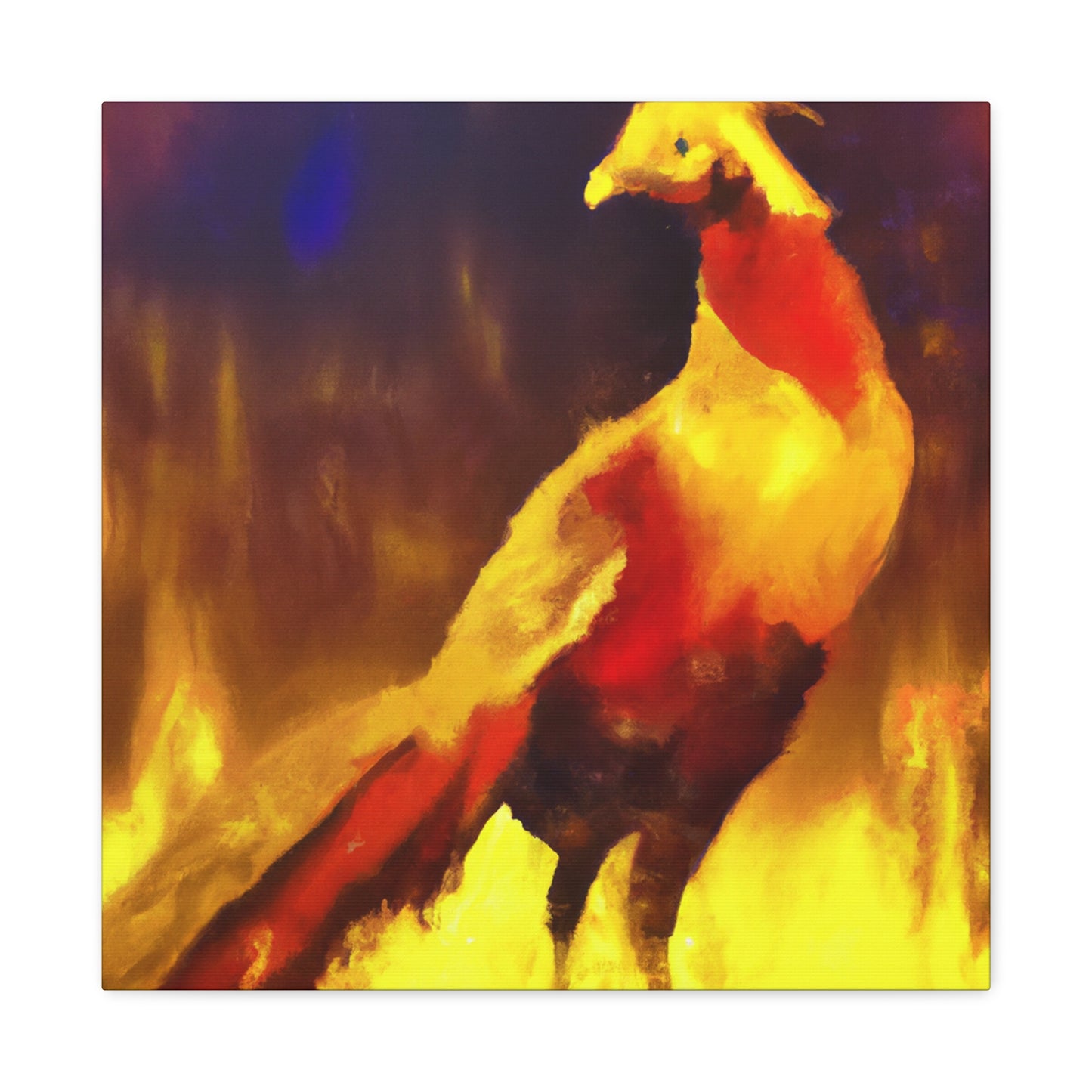 "Golden Pheasant Dance" - Canvas