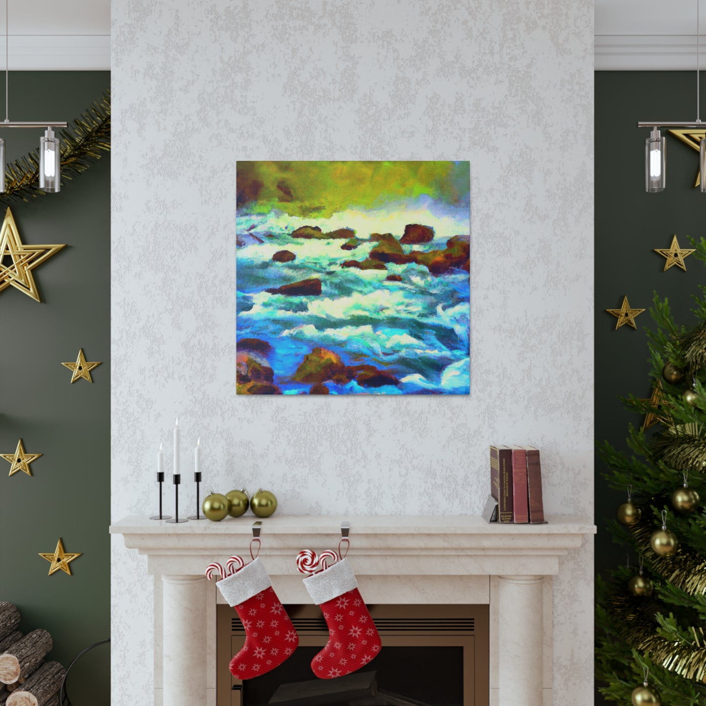 "River Reflections Impressionism" - Canvas