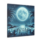 "Luminous Nocturnal Celebration" - Canvas