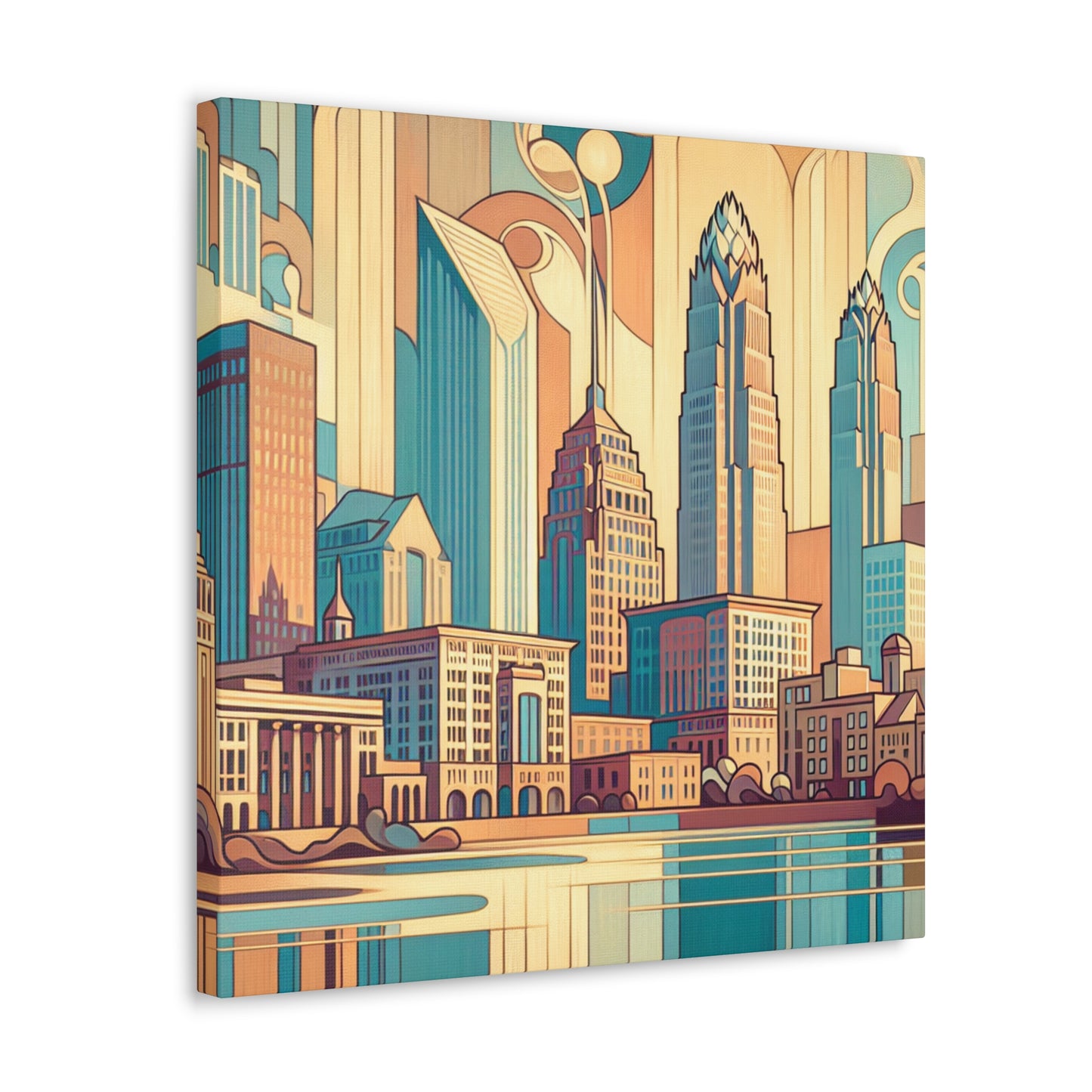 Queen City in Bloom - Canvas