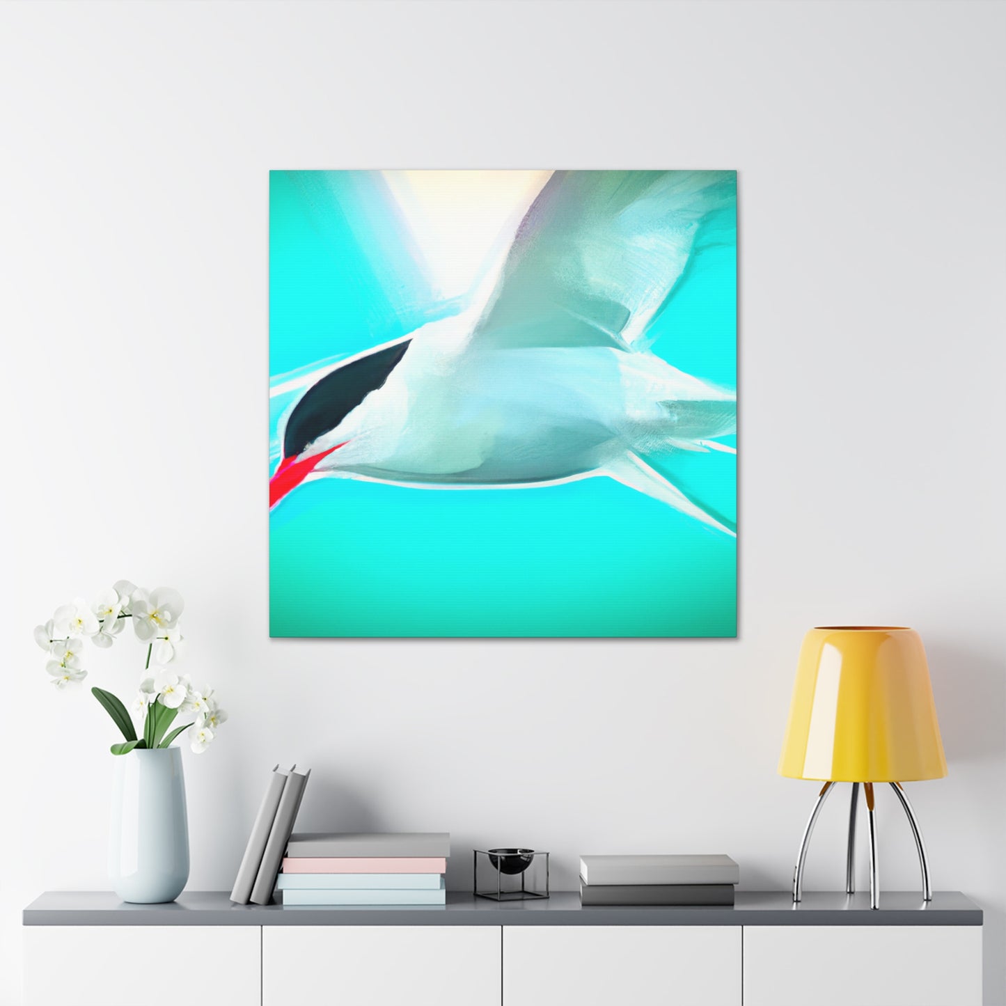 "Arctic Tern Migration". - Canvas