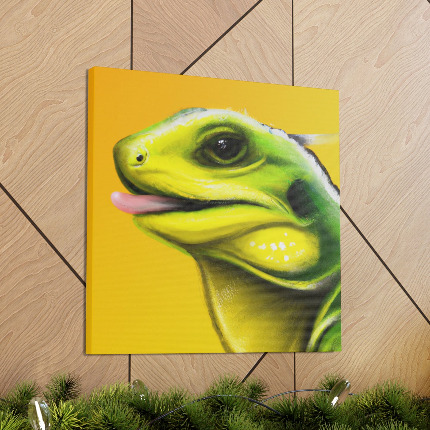 Reptilian Rainbow Radiantly - Canvas