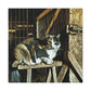 "Barn Cat Contentment" - Canvas