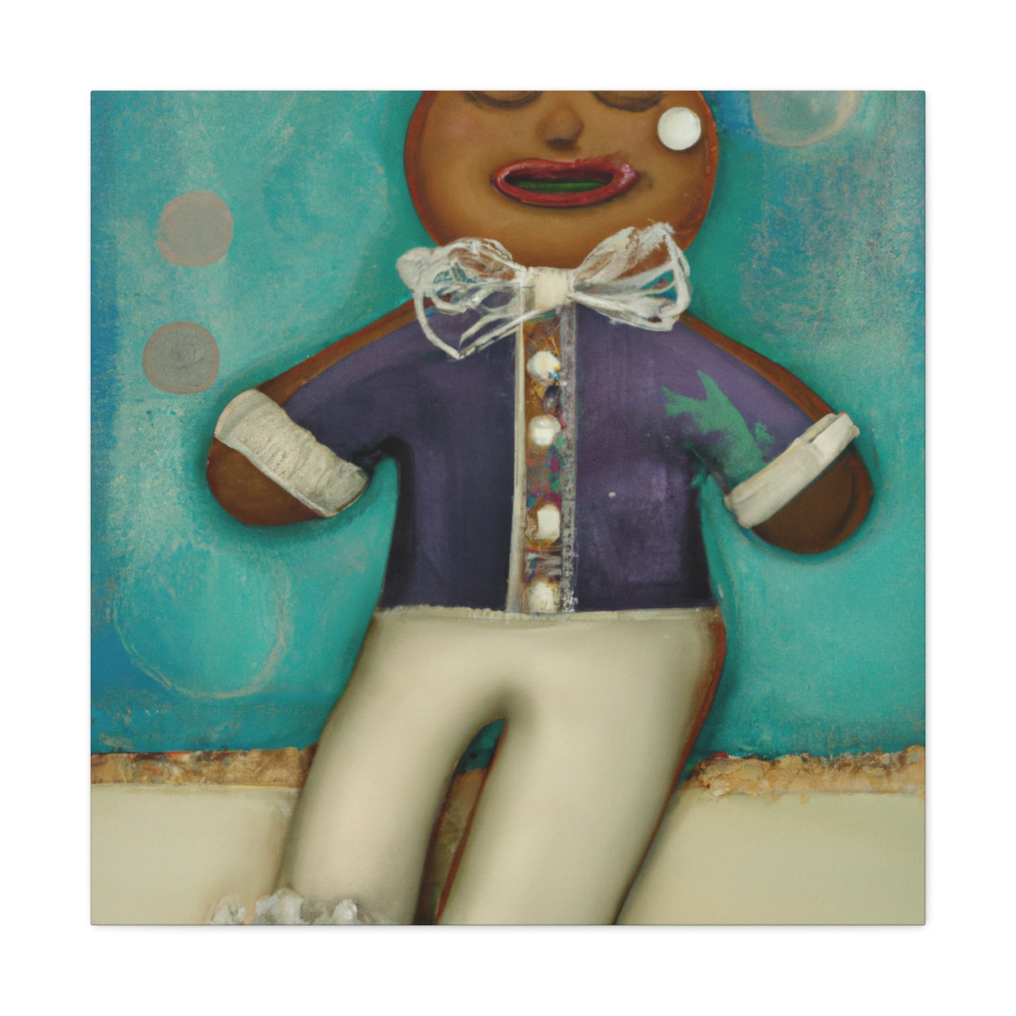 Gingerbread Man Dreamscape - Canvas