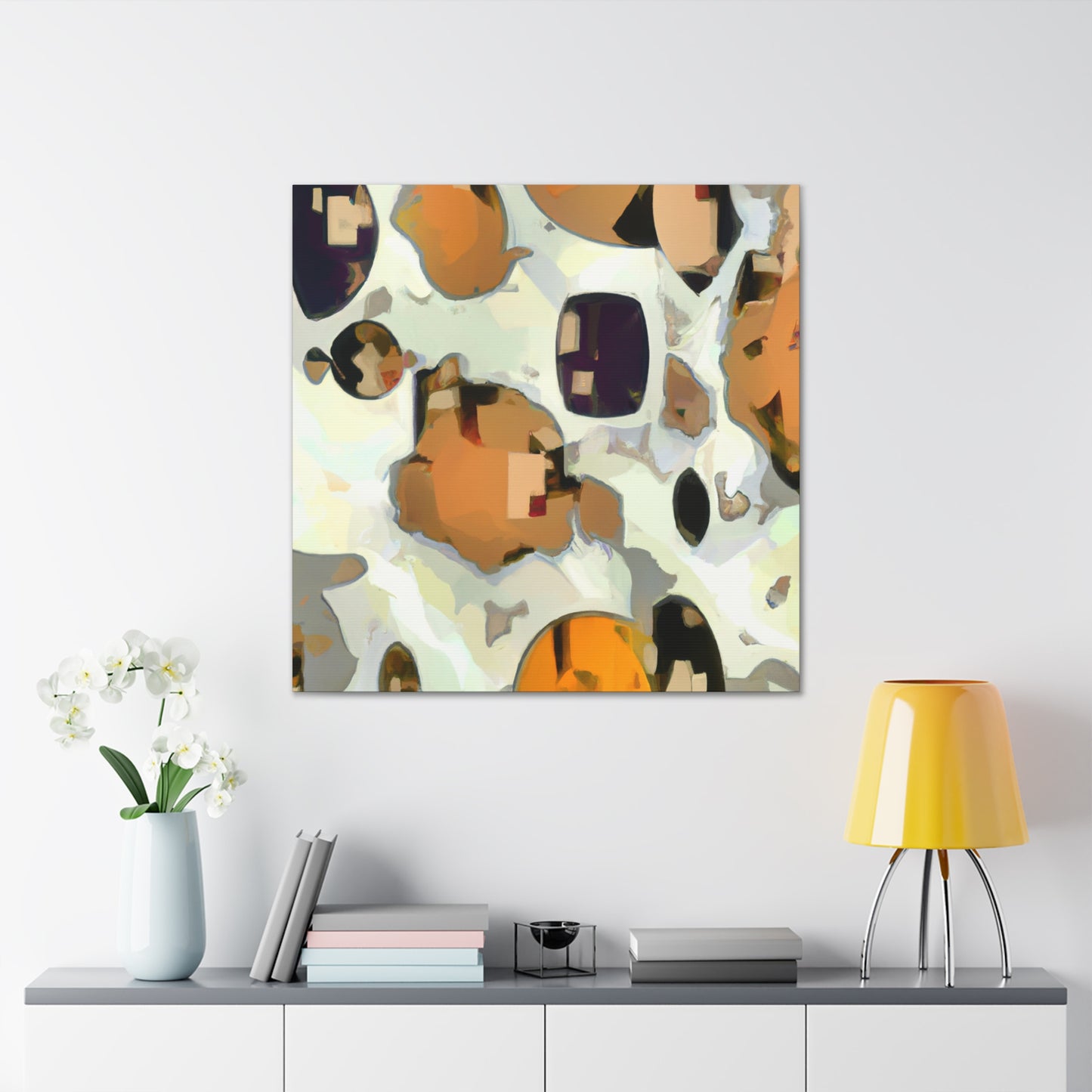 "Teacups in Reflection" - Canvas