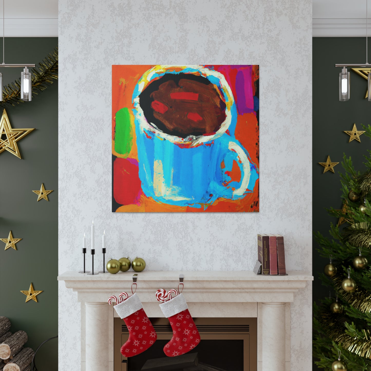 Cup of Coffee Joy - Canvas