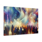 Velvet Elegance Ethereal Abstraction - Canvas