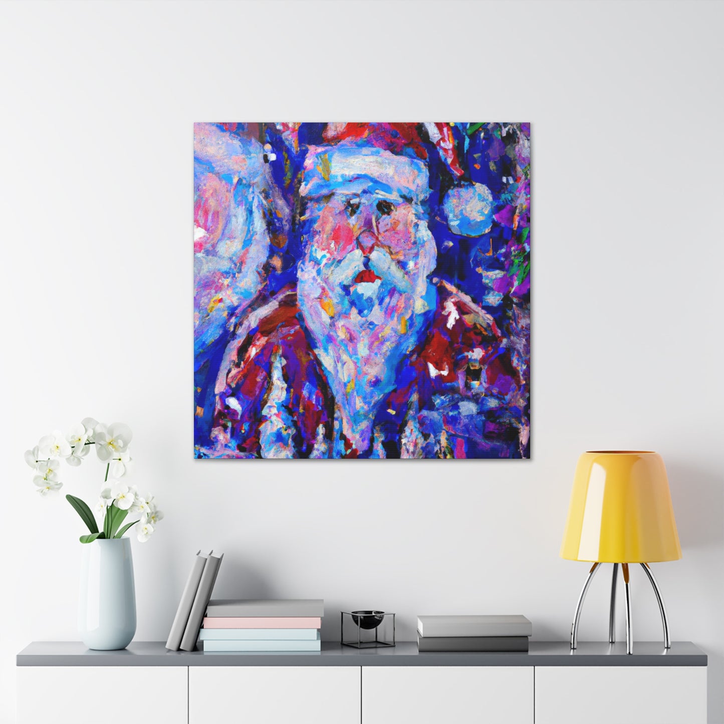 Santa's Raucous Ride - Canvas