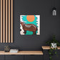 Swimming Hippo Dreams - Canvas