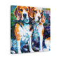 Beagle in the Meadow - Canvas