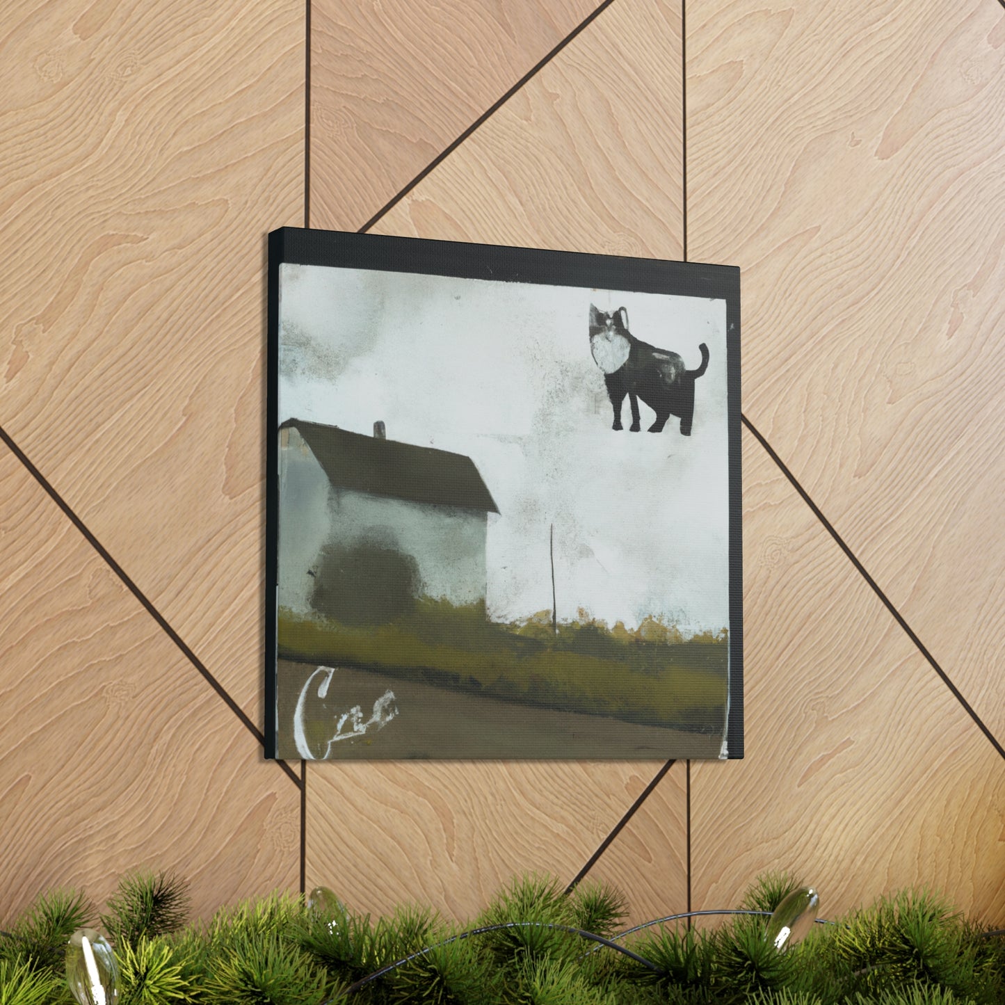 "Barn Cat Prowl'ing" - Canvas