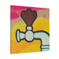 Bar's Fauvist Tap. - Canvas