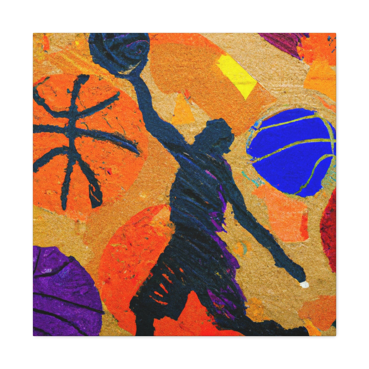 "Hoops: A Tribute" - Canvas