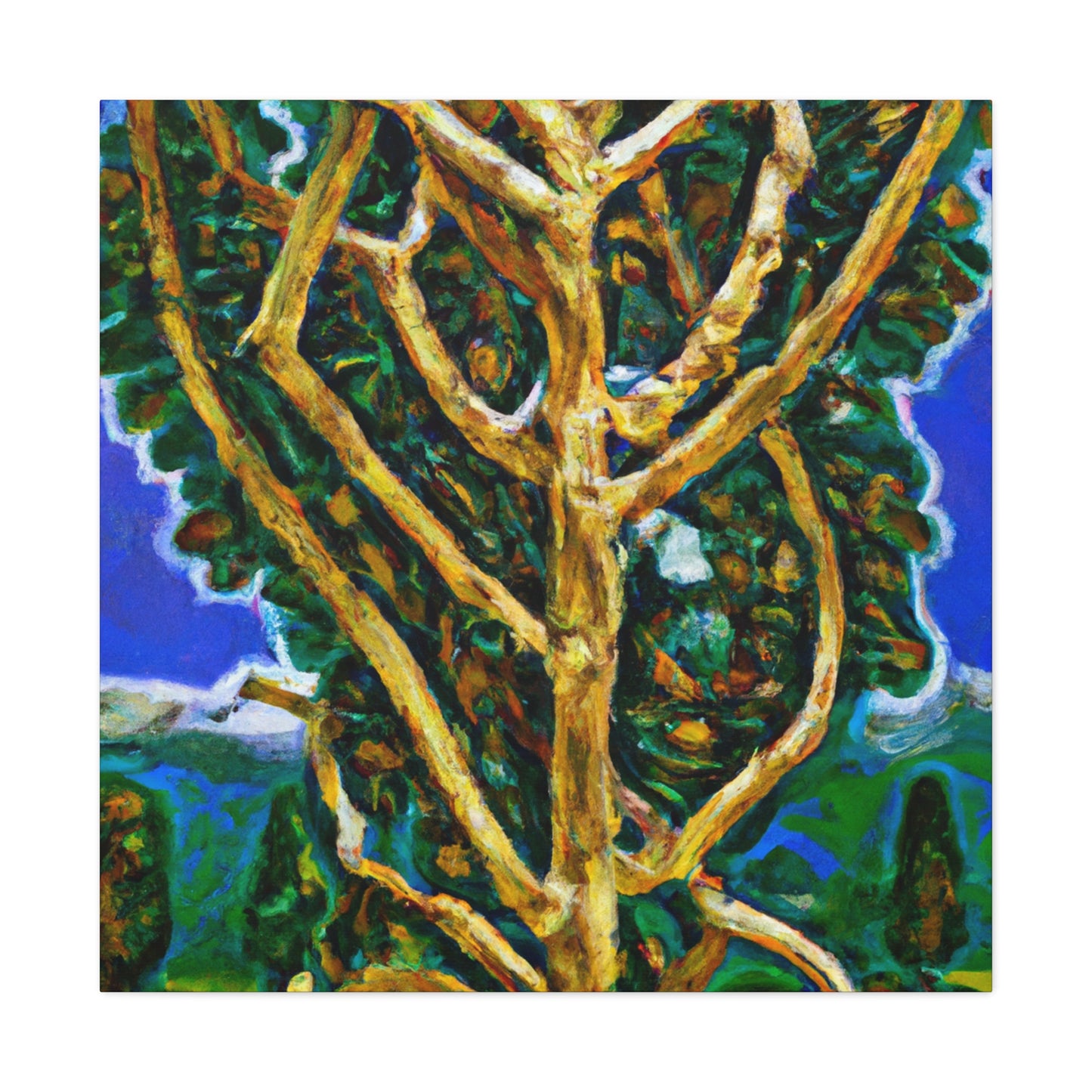 "Elm Tree in Dreamscape" - Canvas