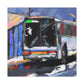 "Bus at Ballyhoo Corner" - Canvas